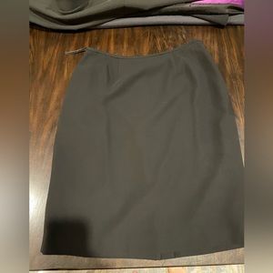 Black pencil skirt